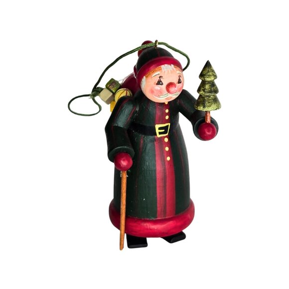 Käthe Wohlfahrt Germany Hand Painted Wood Ornament - St. Nick - Picture 1 of 4